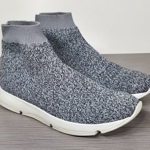 Vince Tyra Sock Sneaker, Heather Grey, Womens Size 6 M / 36 - Picture 3 of 10